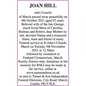 JOAN HILL