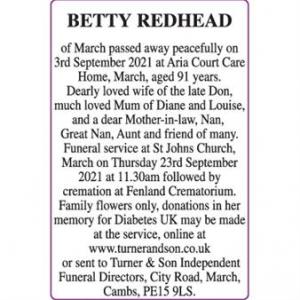 BETTY REDHEAD