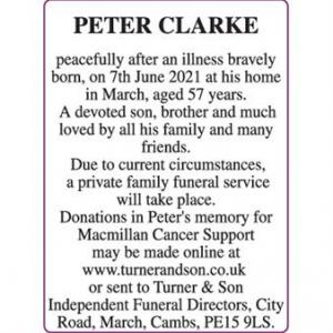 PETER CLARKE