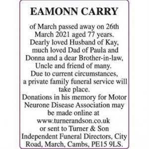 EAMONN CARRY