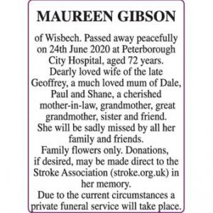 MAUREEN GIBSON