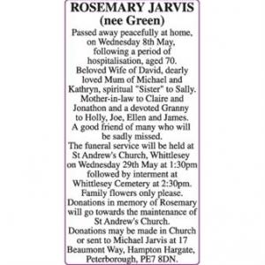 ROSEMARY JARVIS