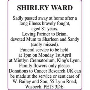 SHIRLEY WARD