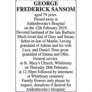 GEORGE FREDERICK SANSOM